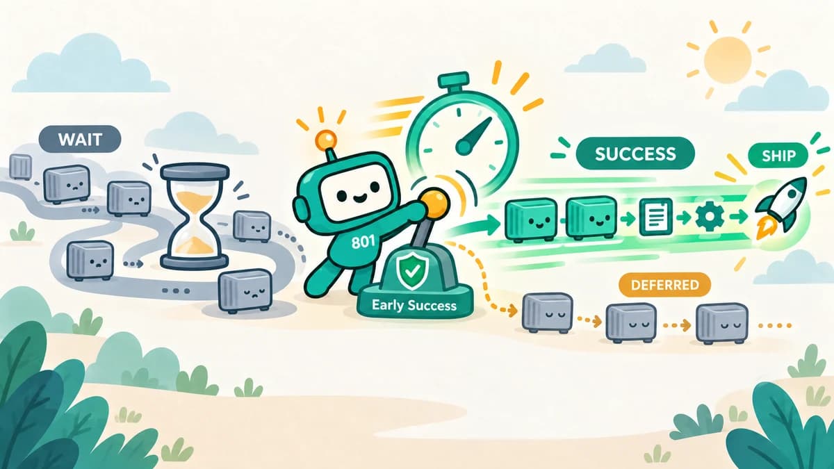 Where ECS deployment time leaked — why Early Success Criteria was not a one-setting fix